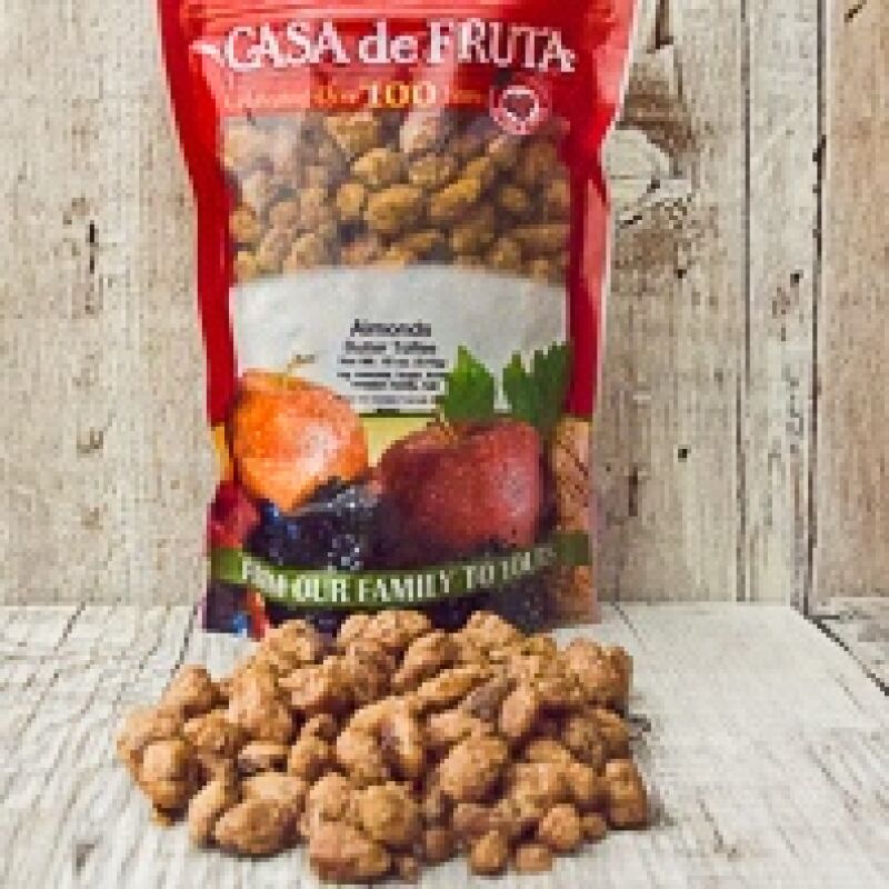 Butter toffee almonds