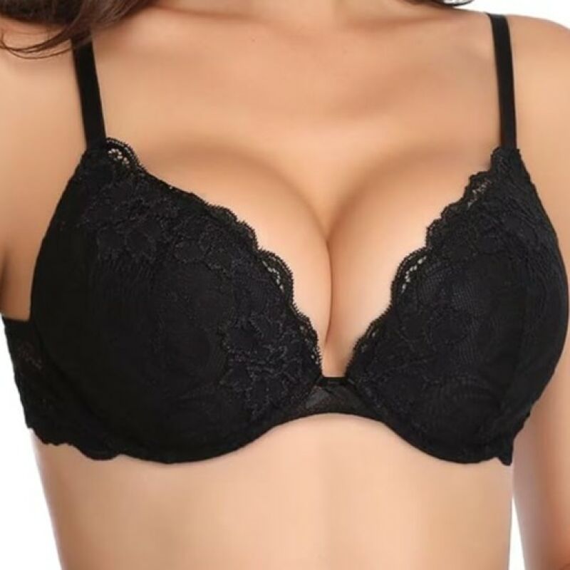 Deyllo Women’s Push Up Lace Bra