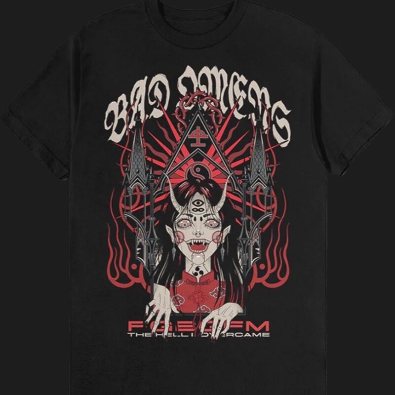 BAD OMENS - NO RELIGION BLACK TEE