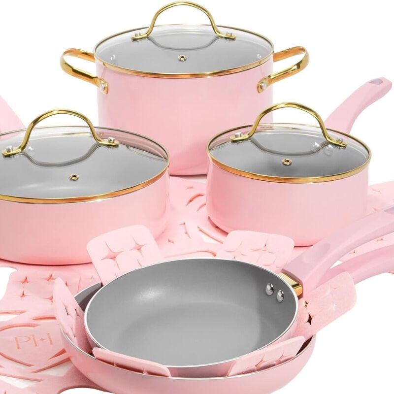 Paris Hilton Nonstick Pots and Pans Set