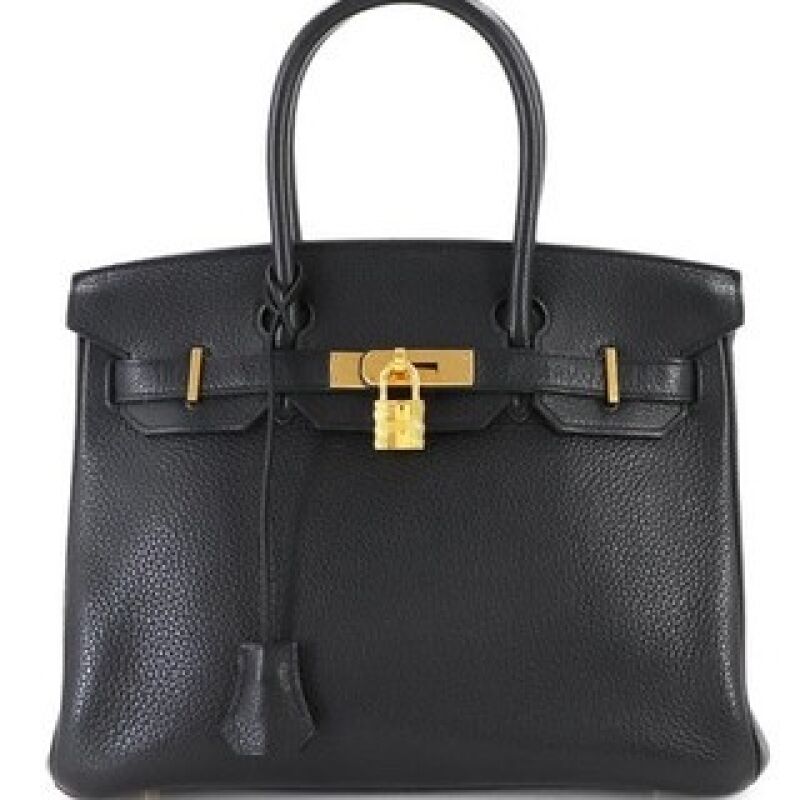 HERMES Birkin 30 Hand Bag Taurillon Clemence Black Purse 90300575  | eBay Australia