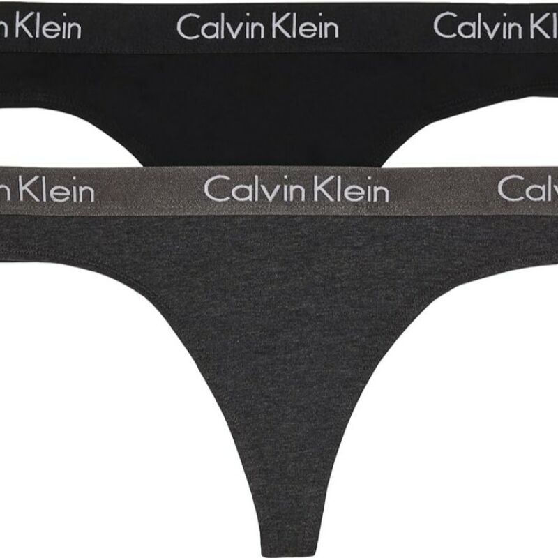 Calvin Klein Women's Motive Cotton Multipack Thong Panty